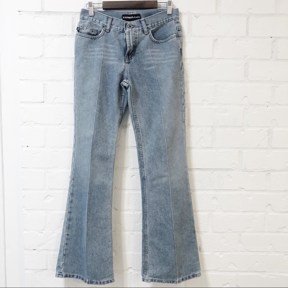 Express Hipster Flare Jeans